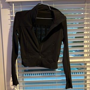 Lululemon Black Zip Up Top